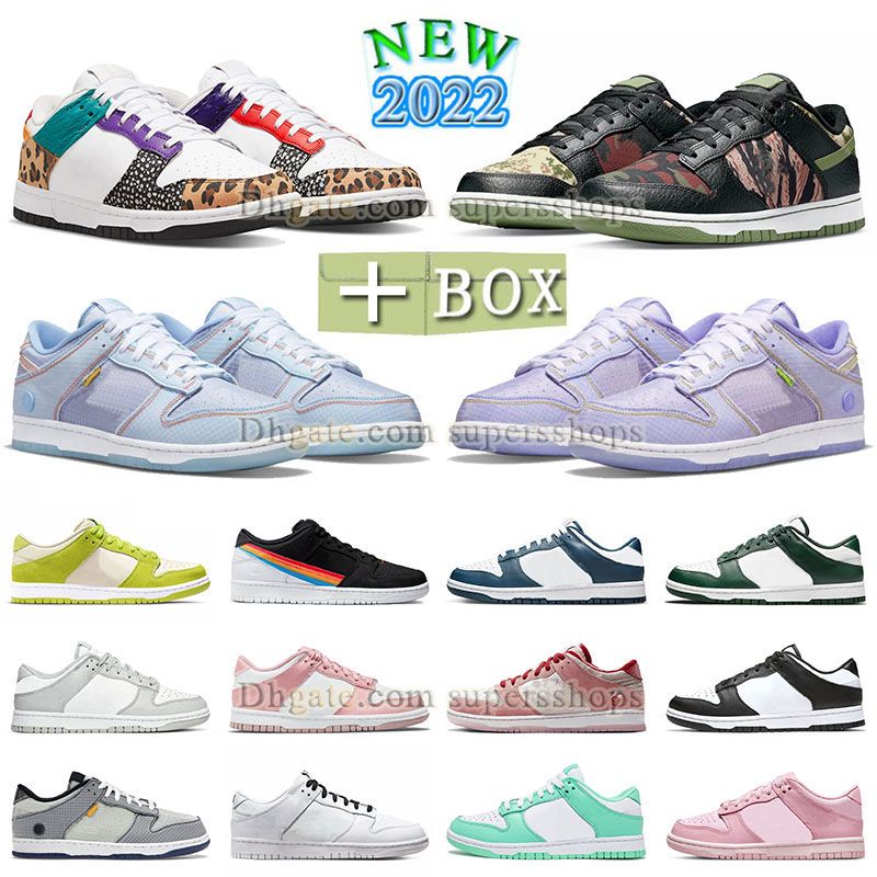 

Dunkes x union la running shoes designer mens womens multi camo safari mix animal panda black white triple pink court purple easter argon, B04 36-45 union la court purple