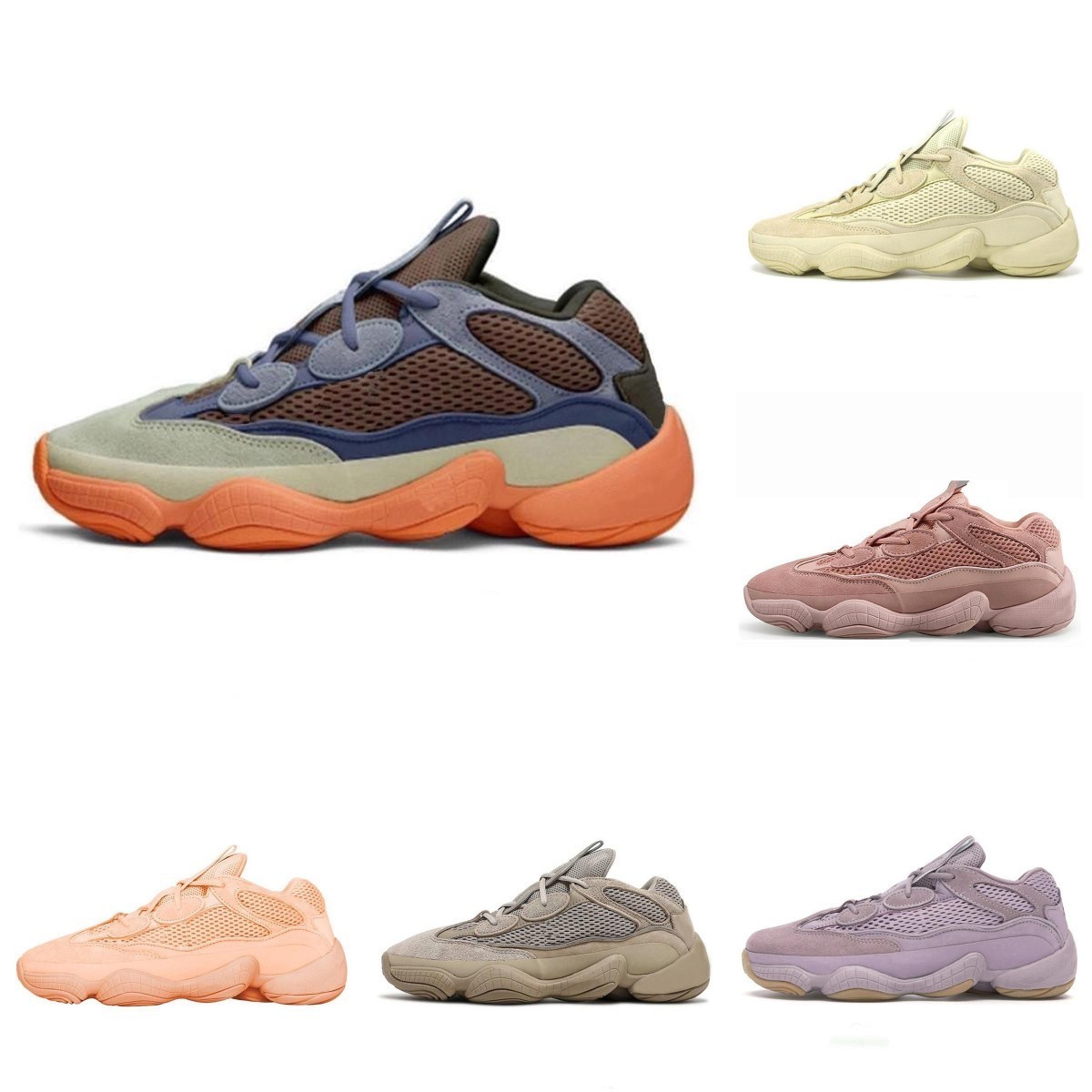 

Running Shoes Designer Granite Boost 500 Running Shoes Mens Women Black Bone White Clay Brown Ash Utility Black Grey Blue Orange Blush Desert Rat Soft 500s, Shua