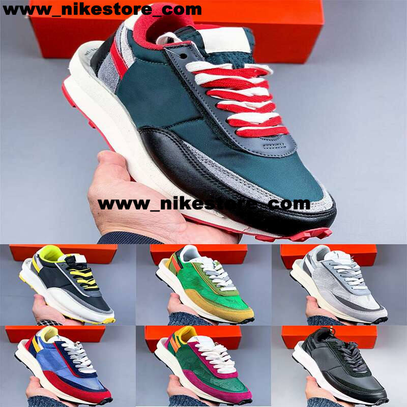 

Sacais Men LD Waffle Sneakers Casual Size 13 Trainers Shoes Clot Women Us 13 Undercover US13 Big Size Fragment Us 12 Midnight Spruce Eur 47 University Red 743 Running, 11