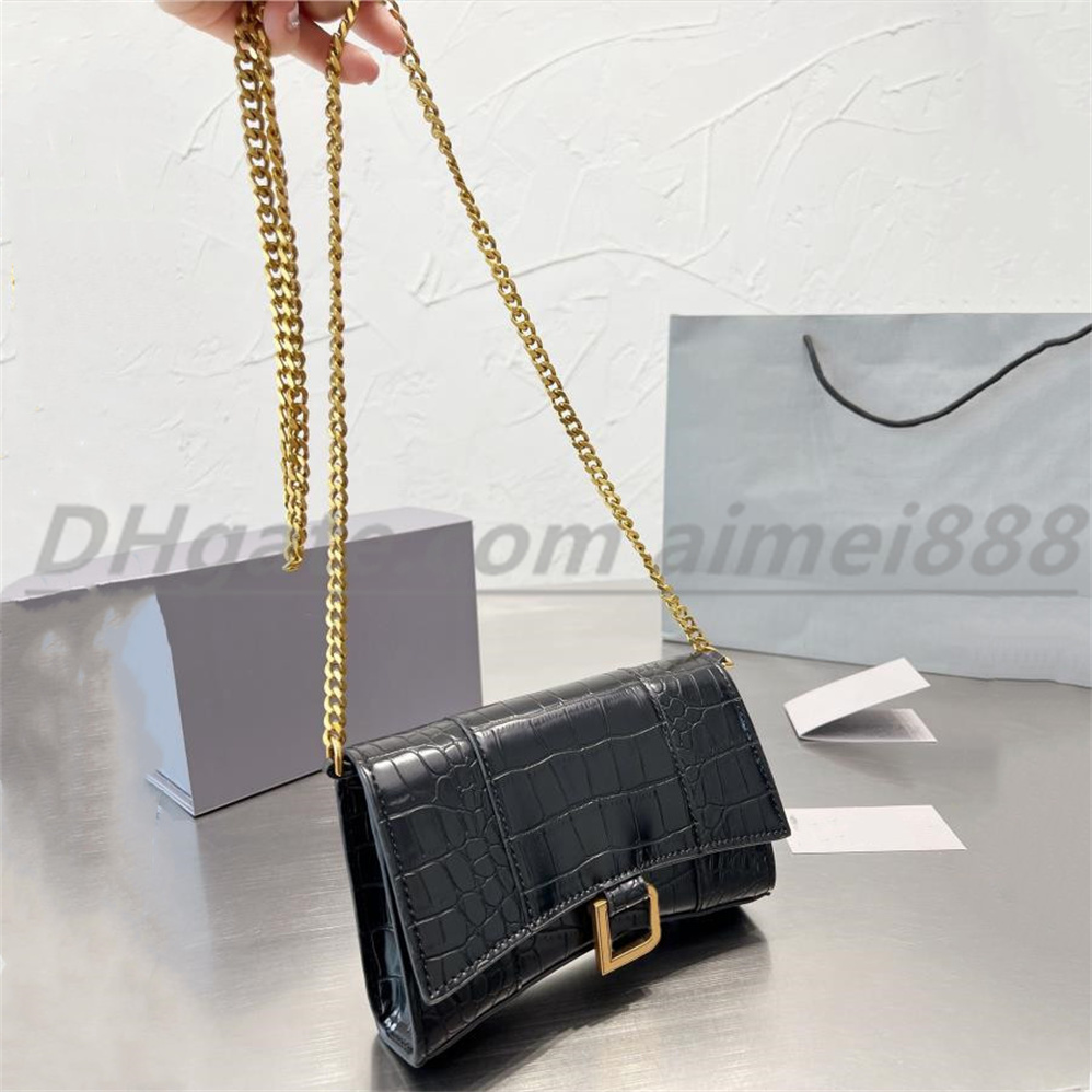 

Top QualityDesigners Handbag Bag Shoulder Crossbody Purse Alligator Half Moon Backpack Letters Shopping Tote Hasp Zipper Pocket Crocodile Women Purse, Paper box