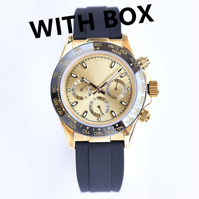 Mens Watchs Watch 40mm Automatic 904L Stainless Steel Multi dial Waterproof Luminous Classic Generous Rubber Strap Adjustable Watches designer wa-image-801757031