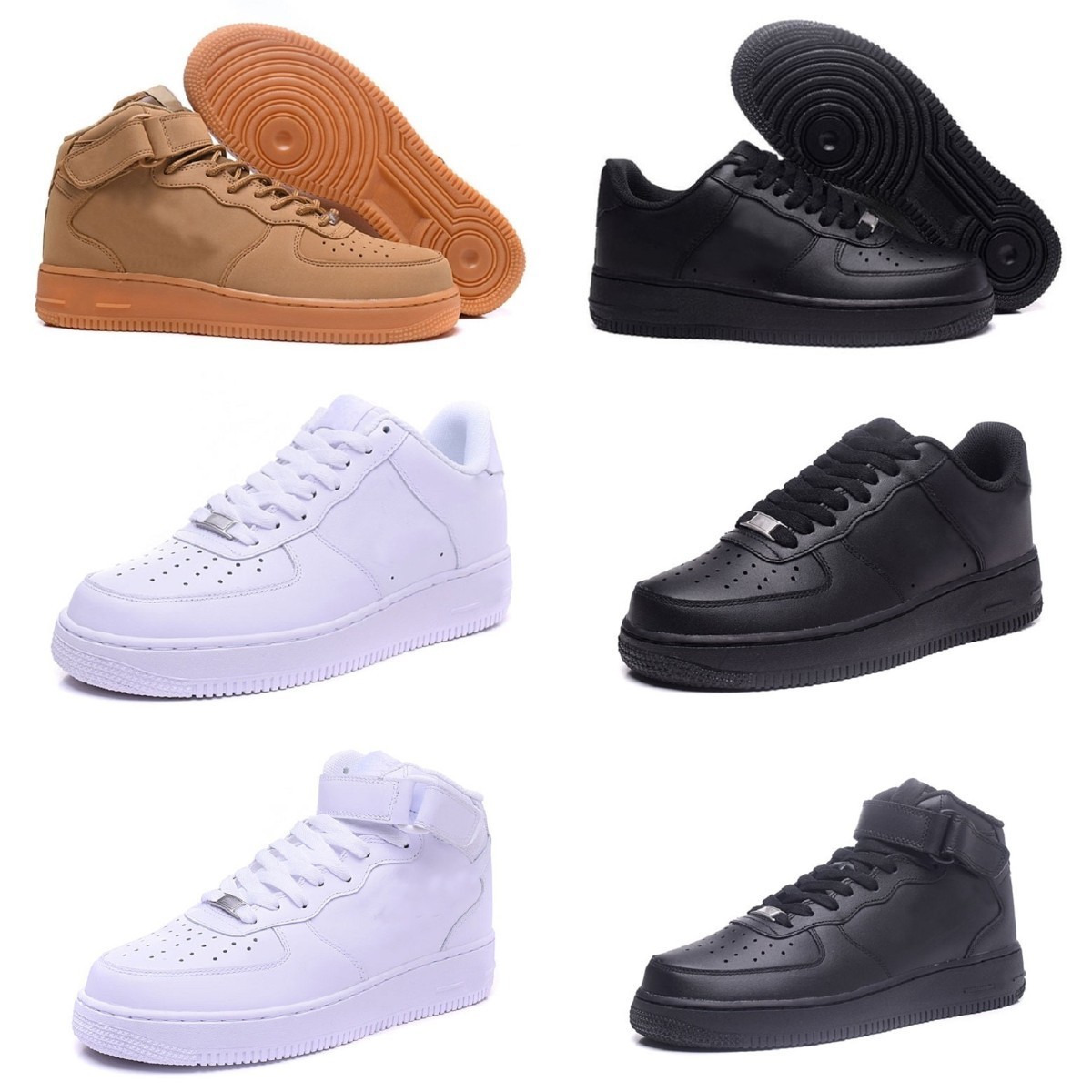 

Running Shoes Sale AIR FORCE 2023 New Designer Sneakers Outdoor Men Low Skateboard Shoes Cheap One Unisex 1 Knit Euro Airs High Women All White Black Wheat Trainer, Shua