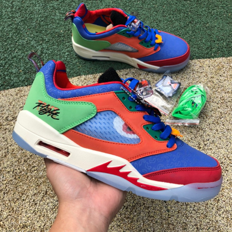 

Jumpman 5 5s Low Clot Jade Basketball Shoes Doernbecher Sneakers Hayper Royal Safety Orange University Red Fire Black Metallic Silver Classic Trai, As photo 1