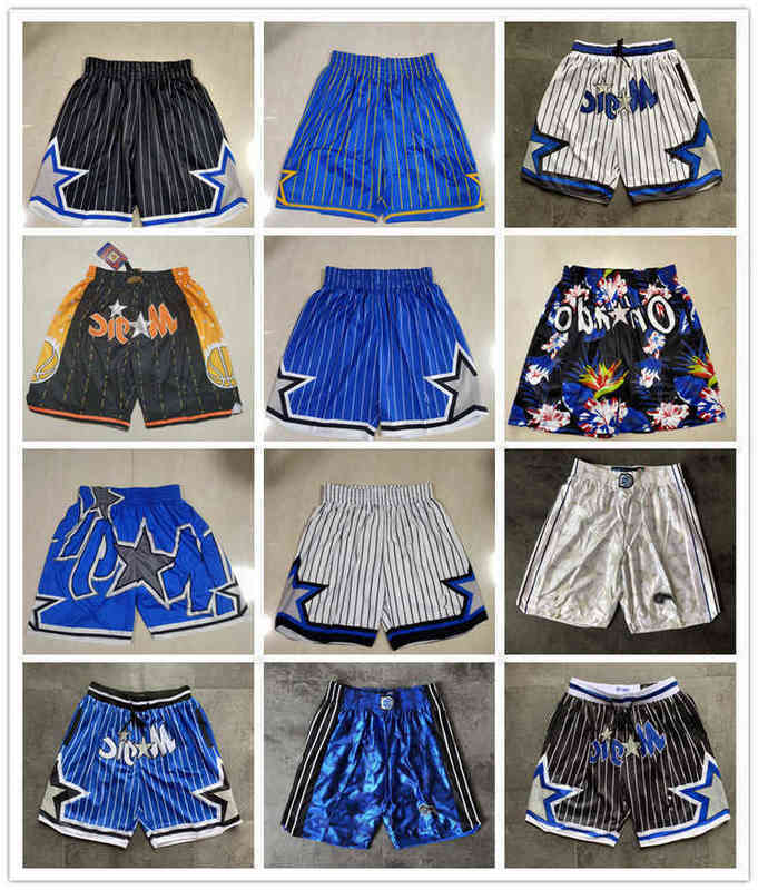

Men's Shorts Orlando''Magic''men Throwback Basketball Shorts pocket4D15, Color