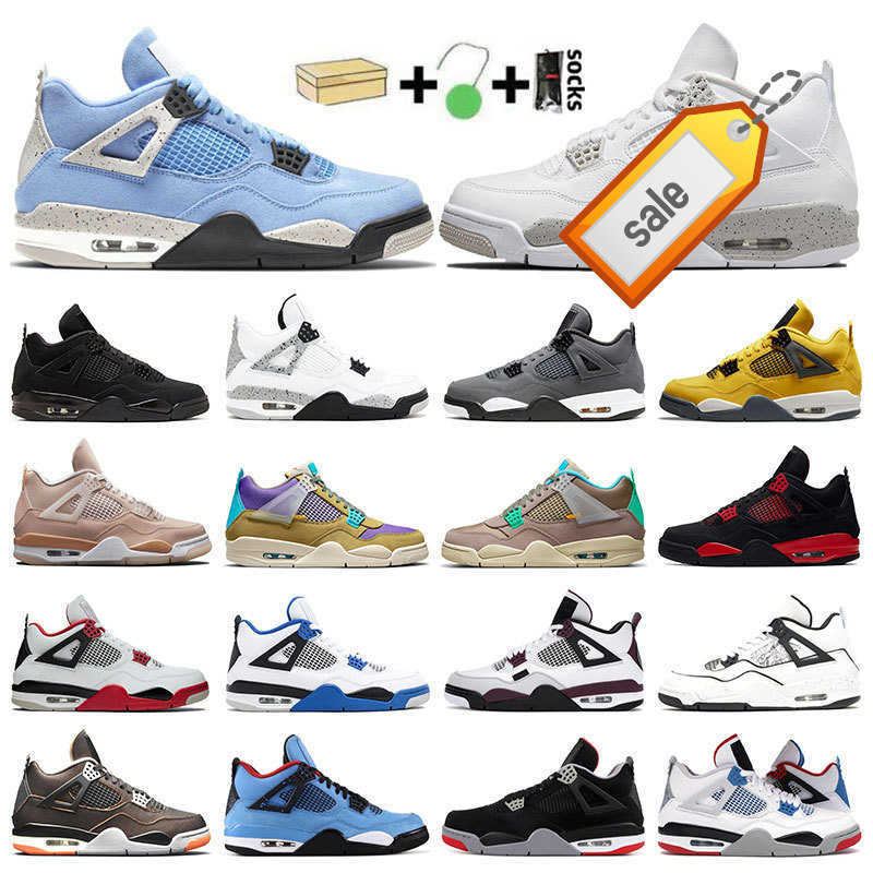 

Running Shoes Boots Mens Trainers Basketball Shoes 4 4s White Oreo University Blue Paris Fire Red Black Cat Purple Metallic Shimmer Diy Womens Sport DNCV HPW2, 1 36-47