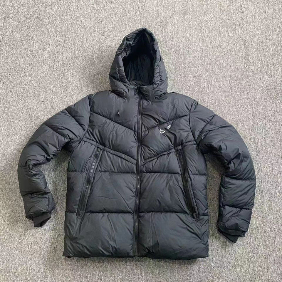 

Designer Down Jacket Men's Loose Tech Fleece Cotton Men's And Women's Cotton Bread Clothes Waterproof Short Bread Clothes Black Sportsuit, No sale