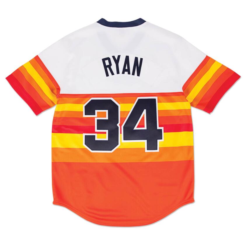 

Stitched Baseball Jerseys 34 Nolan Ryan Mitchell Ness jersey 1980 1988 Men Women Youth S-4XL retro jersey