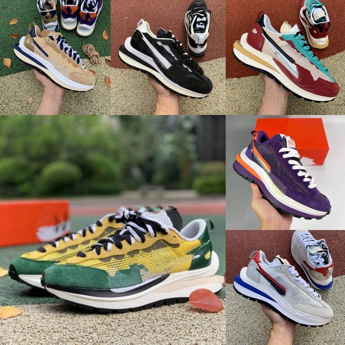 

Running Shoes Sacais X VaporWaffle 3.0 Pegasus Sneakers LDV Waffle Mens Womens Running Shoes Daybreak Dark Iris Sesame Blue Void Black Gum Sail Summit, Shua