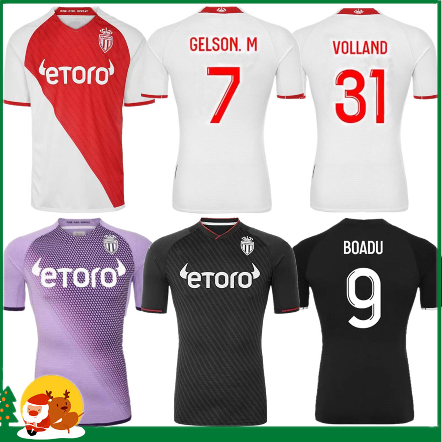 

22 23 Monaco third Soccer Jerseys BEN YEDDER 2022 2023 Purple GOLOVIN BOADU S.DIOP JEAN LUCAS MINAMINO Football Shirt FOFANA VOLLAND GELSON.M Jersey, Monaco 22/23 away