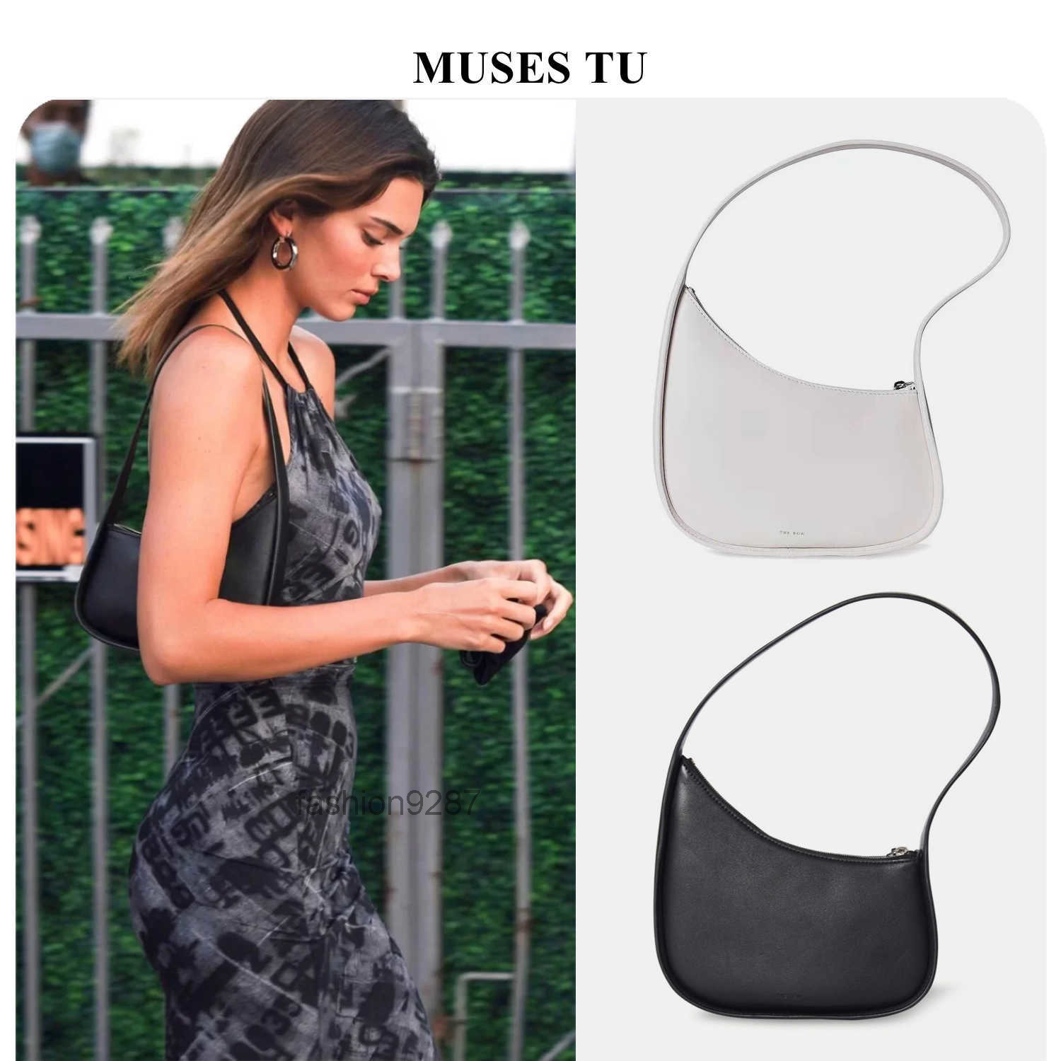 

Women Luxurys Designers Bags The row minority designer half moon bag very simple style crescent moon bag Ken bean same style underarm bag fe, 00