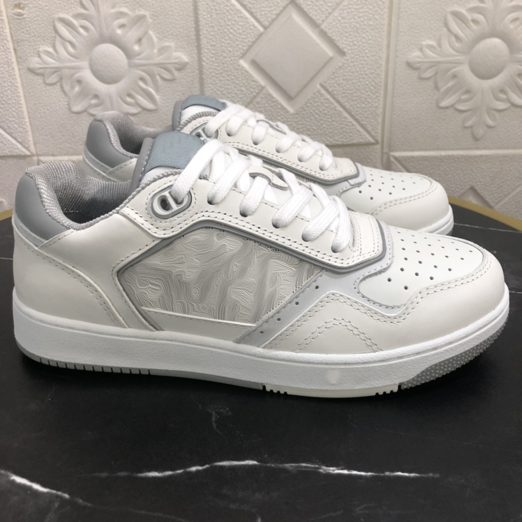 

2022 luxury Designer shoe B 27 low top High Top Sneaker cattle leather oblique print size 35-45