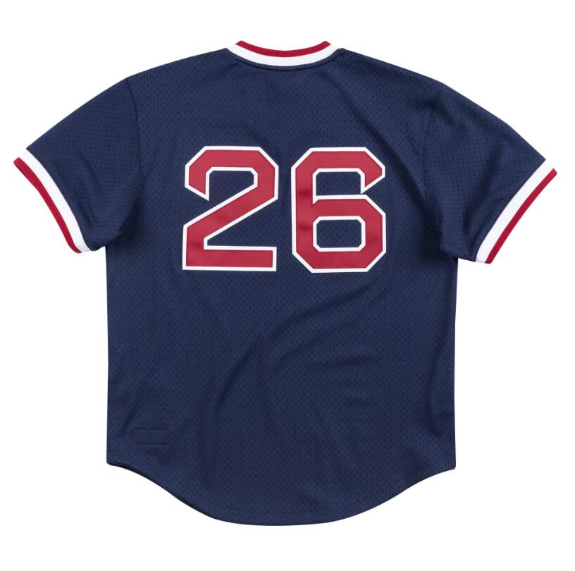 

Stitched Baseball Jerseys 26 Wade Boggs Mitchell Ness jersey 1992 Men Women Youth S-4XL retro jersey
