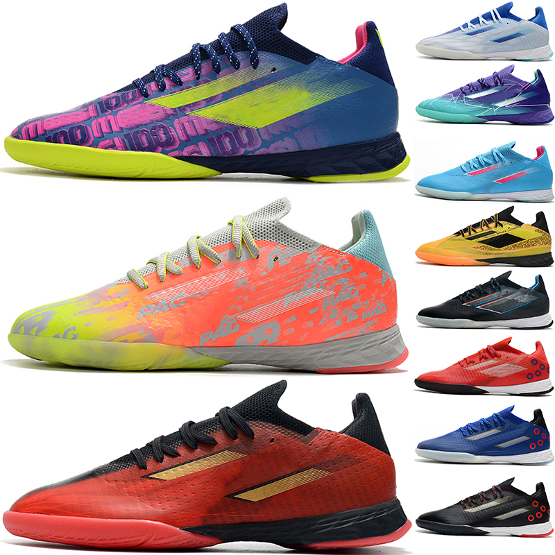 

2022 X Speedflow.1 Ic Soccer Shoes Indoor Football Boots White Spark Numbersup Sky Rush Pack Turf Outdoor Foot Sneaker Cleats Trainers, 13