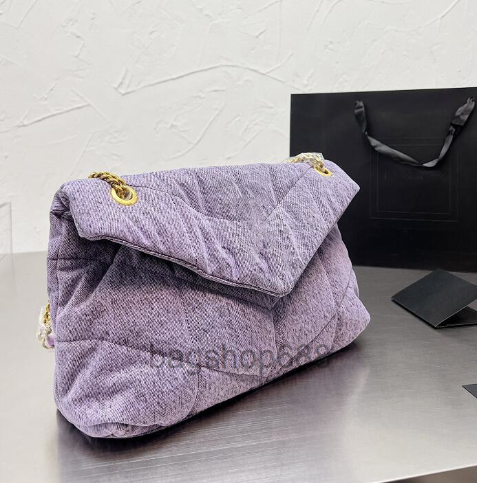 

Bags Designer Denim cross body Bag Luxurys Women Flap Cowboy Messenger Wallet Highs Quality Classic Letters Canvas Fashion bag Shoulder, Blue