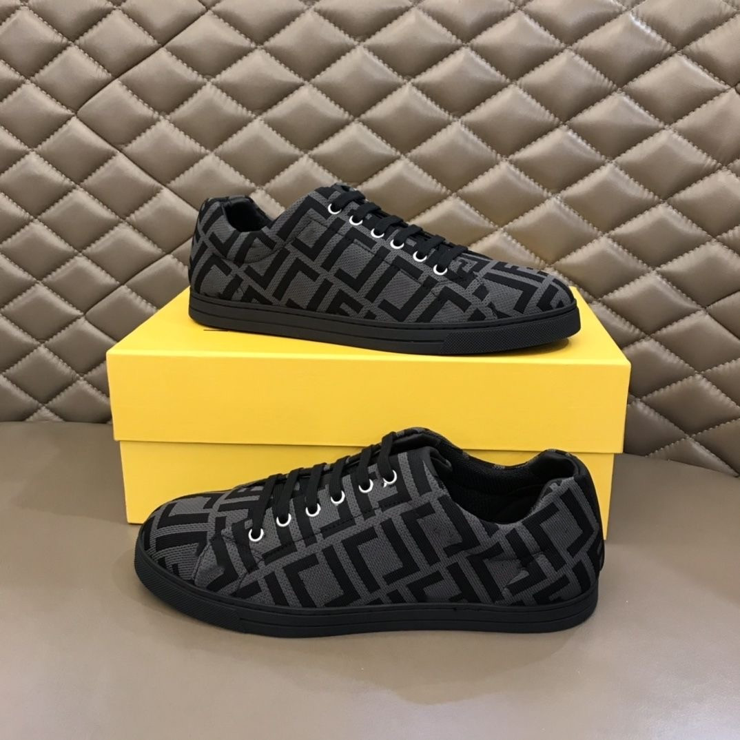 

2022 High-quality FF shoes men designer double lace-up casual shoes for men sneakers comfortable beautiful Classic timeless 03