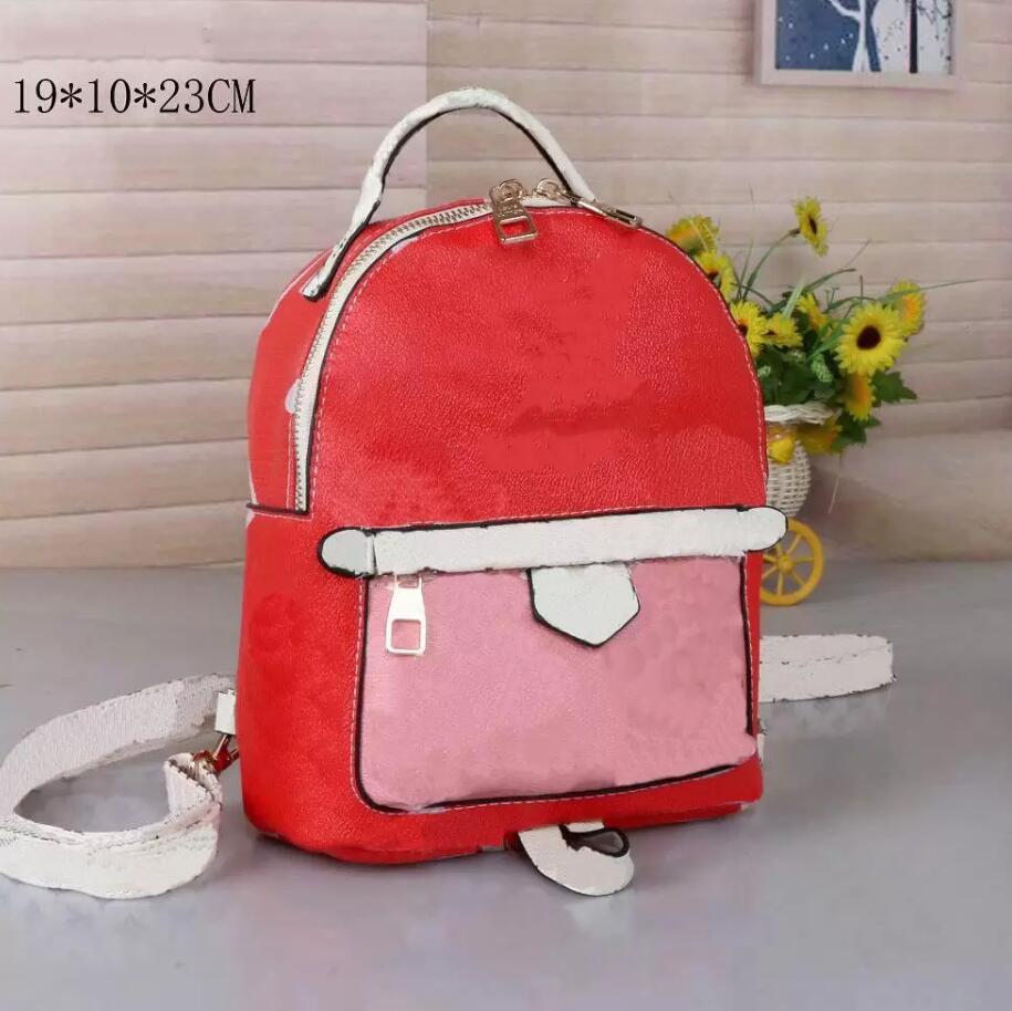 New Brand Fashion designer handbag Backpack PU Leather Mini Messenger School Bags Women and Children handbag Lady Shoulder luggage Travel Outdoor