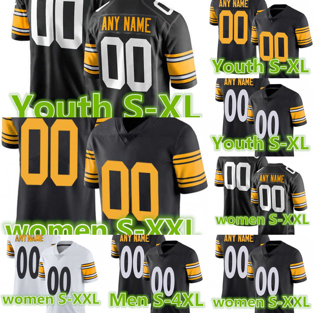 

Football Jerseys Men Women Youth Pittsburgh''Steelers''10 Mitchell Trubisky 22 Najee Harris 90 T.J. Watt 43 Troy Polamalu 55 Devin Bush 8 Kenny Pickett, Colour