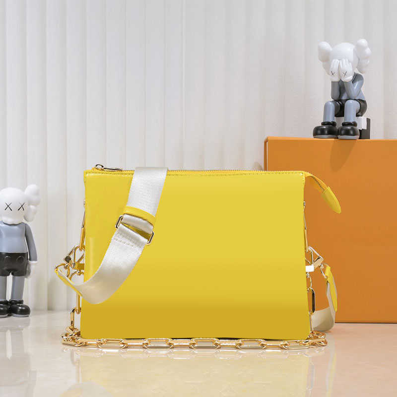 

26 Colors Coussin Bags Top Quality Handbag Genuine Leather Chain Crossbody Messenger Bag Shoulder Baguette Bags Women Purse Embossing M57790 Removable Strap