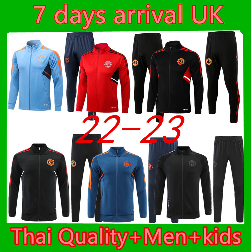 

top 22 23 SANCHO football jersey jacket sportswear ANTONY ERIKSEN B.FERNANDES MANS UTDS RASHFORD 2022 2023 CASEMIRO Elanga VARANE MAGUIRE MARTINEZ training suit kit, Customize