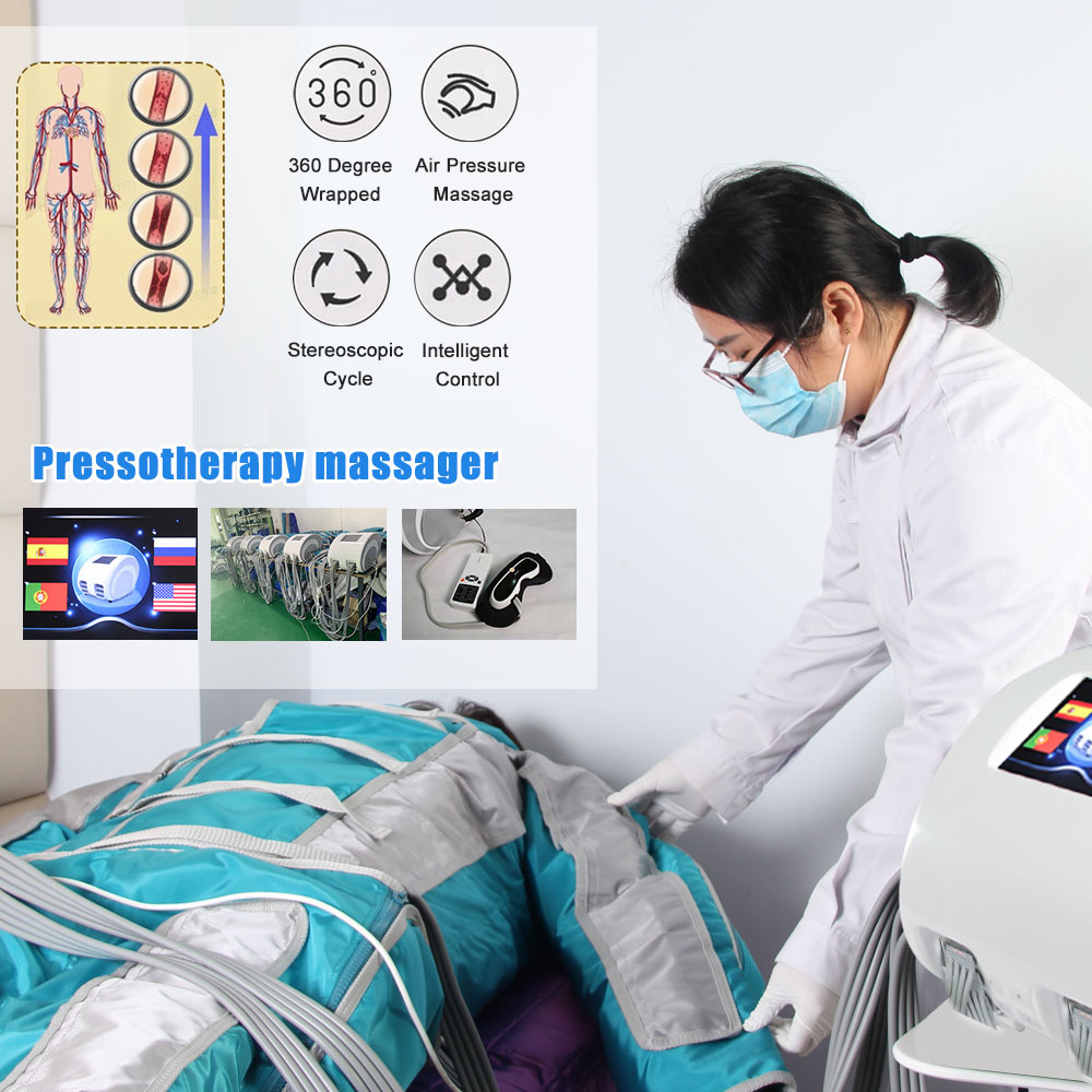 Pressotherapy Slimming Machine 24 Aircells Infrared Presoterapia Suit Air Pressure Fat Loss Beauty Equipment Lymph Drainage Detox Device Eyes Mas-image-801804029