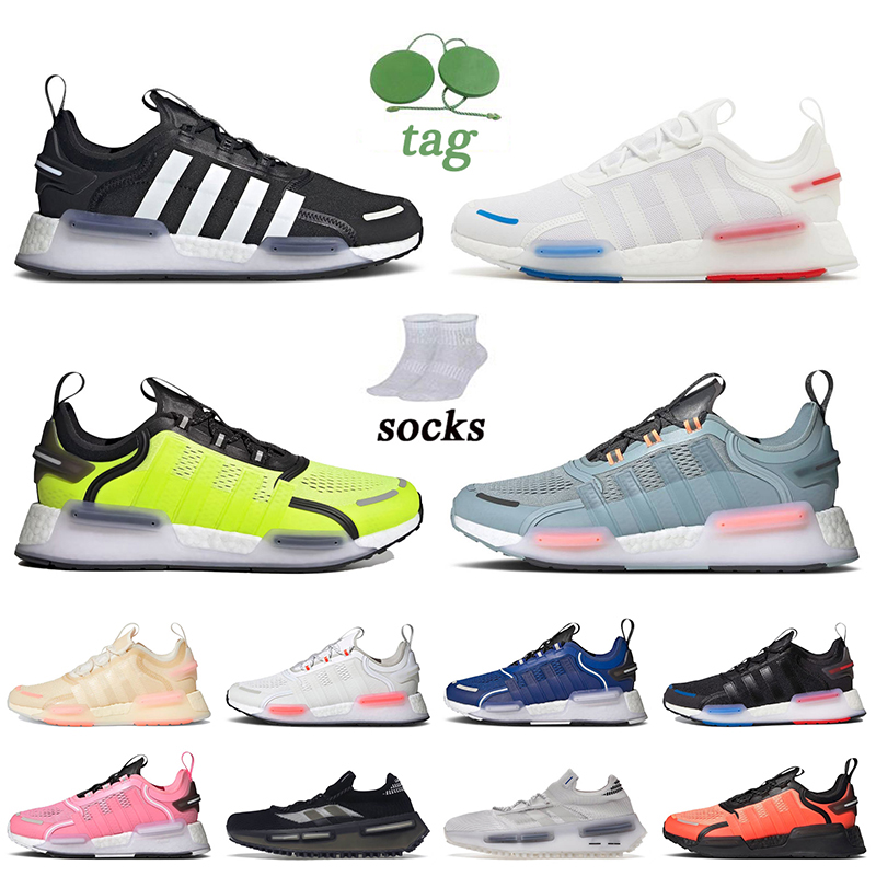 

NMD R1 V2 V3 Women Mens Running Shoes Black White Pink NMDs Grey Green Glow nmds1 Edition 1 nmds Sports Trainers outdoor jogging runners Tennis Sneakers size 36-45, D14 legacy green 36-45