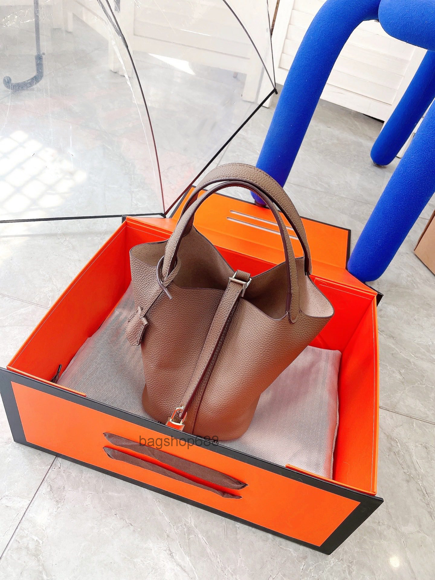 

designer bag Real 5A leather new shoulder bags bucket bag women shopping bag handbags high quality Cross Body with lock picotin handbag