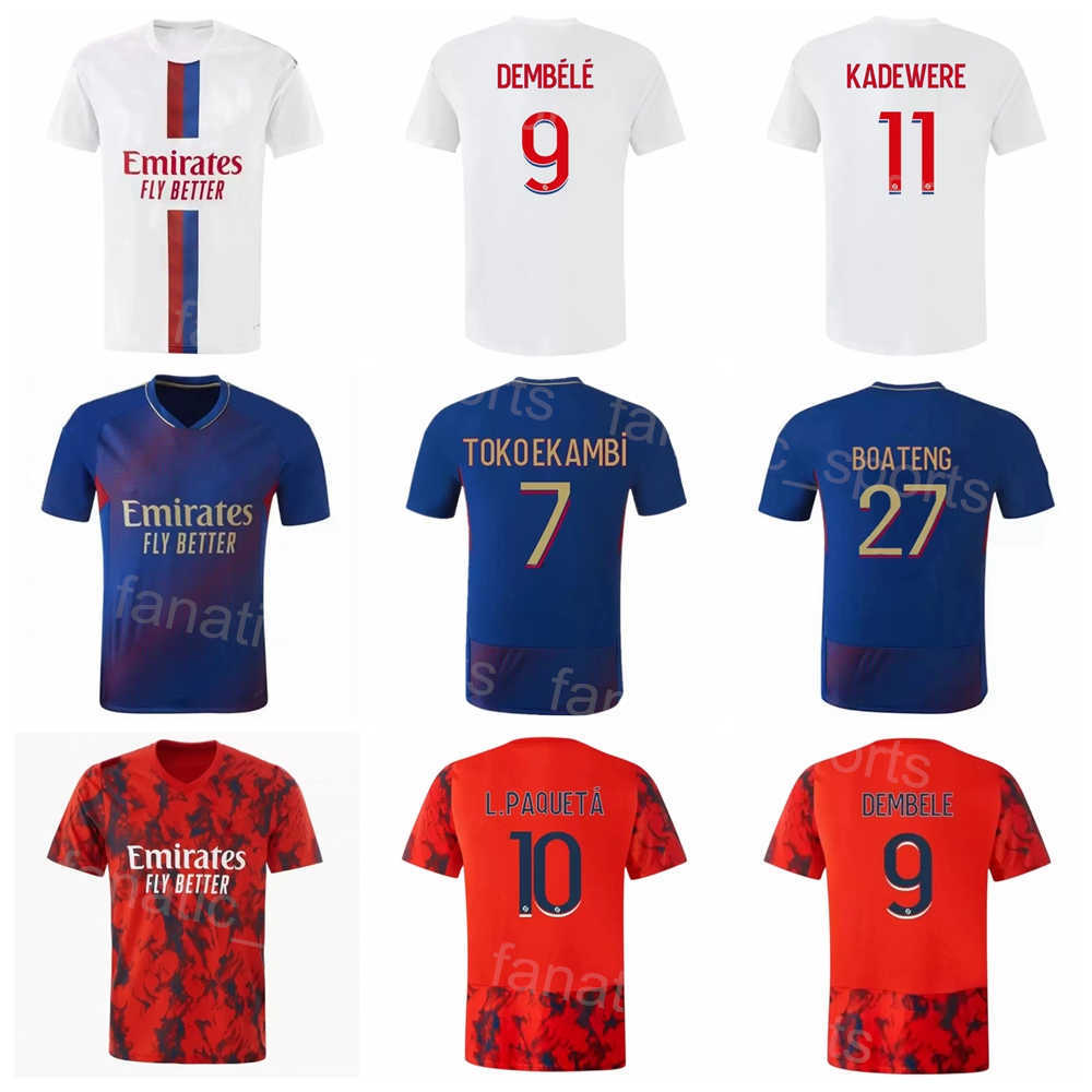 Club 22-23 Lyon 4 LUKEBA Soccer Jersey 3 TAGLIAFICO 35 RIOU 6 CAQUERET 1 LOPES 23 MENDES 27 GUSTO 20 TETE 2 DIOMANDE Football Shirt Kits Team Col-image-801897701