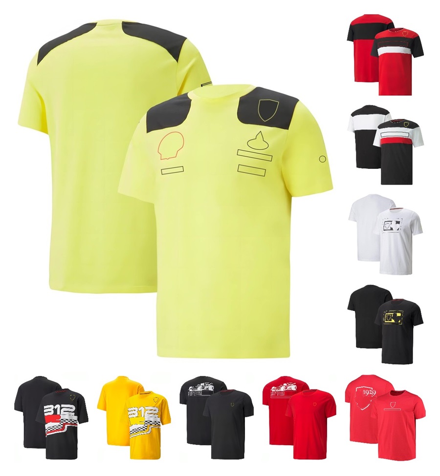 

2022 New F1 T-shirts Extreme Sports T-shirt Racing Suit Harajuku Street Fashion Formula 1 T Shirt F1 Team Fans Short-Sleeved Jersey