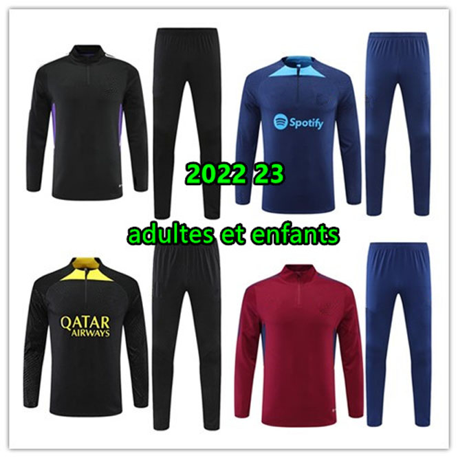 

2023 futbol chandal tracksuits training survetement foot kit retro Soccer Jerseys football kid mens and kids maillot camisetas tuta uomo