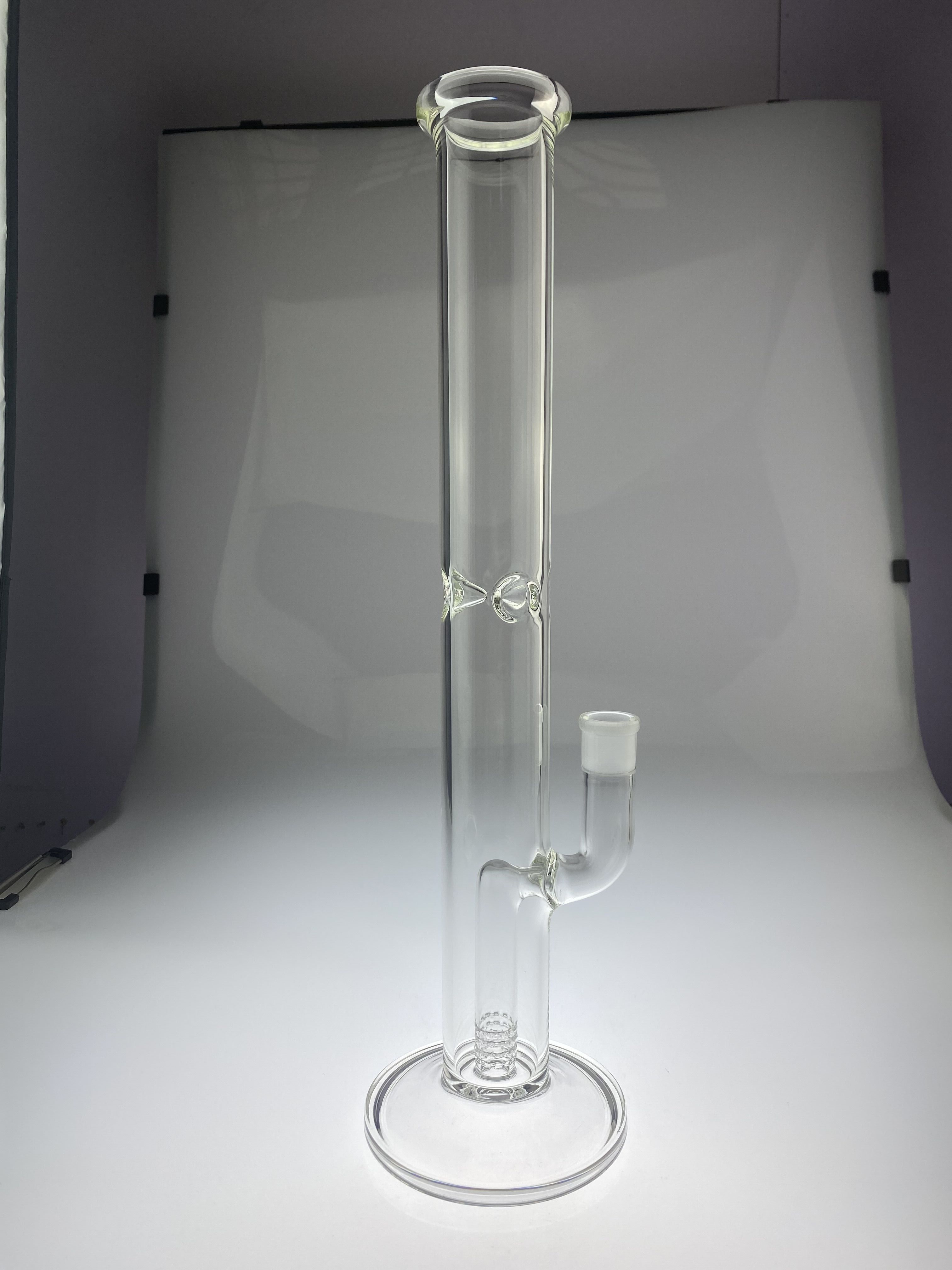 

Glass hookah clean clear 19inch bong new design high quantity