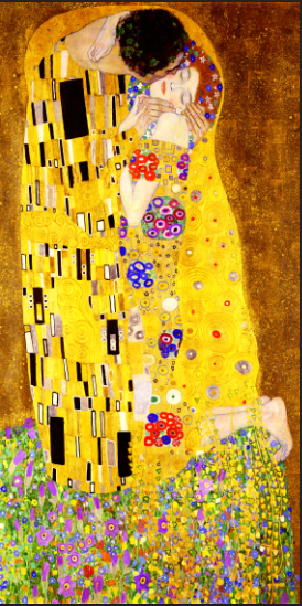 

Classic Artist Gustav Klimt kiss Abstract Oil Painting on Canvas Print Poster Modern Art Wall Pictures For Living Room