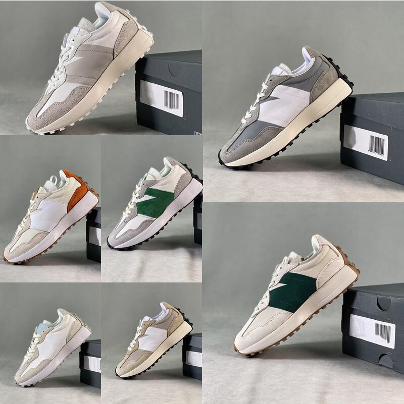 

New 327 Grey Burgundy Track Shoes Moonbeam Outerspace Trainer White Dark Red Light Sneakers Mushroom Sea Salt Ocean Haze Black Team Away Grey, 1-