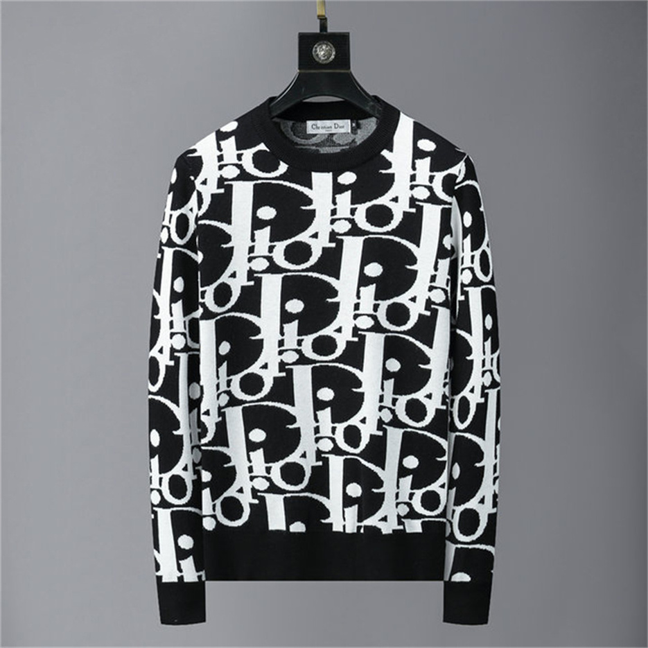 Europe women and mens designer sweaters retro classic luxury sweatshirt men Arm letter embroidery Round neck comfortable high-quality jumper#MM5