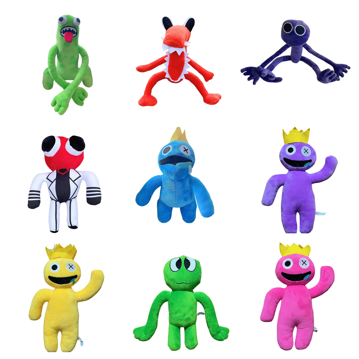 

New 30cm Roblox Rainbow Friends Plush Toy Cartoon Game Character Doll Kawaii Blue Monster Soft Stuffed Animal Toys Kids Gift C2, Multicolor