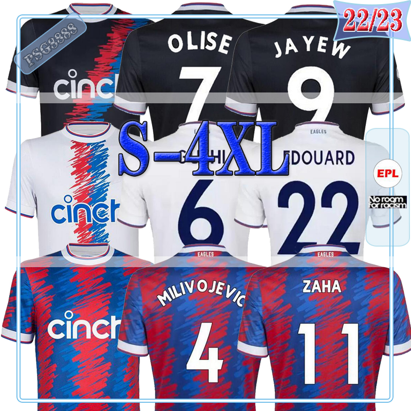

S- 4XL 22/23 Palace Soccer Jerseys Zaha MILIVOJEVIC TOWNSEND SAKHO BENTEKE MATETA EZE McARTHUR CPFC 2022 2023 Maillot Foot EAGLES Adult Football Shirt, (fans)