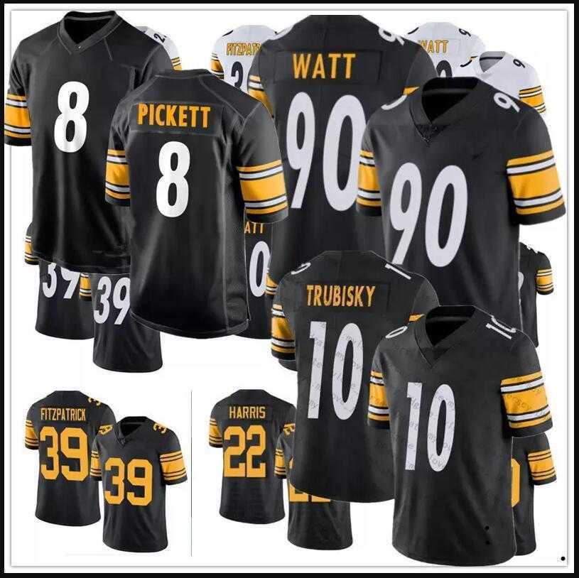 

Custom Kenny Pickett T.J. Watt jersey tee Pittsburgh''Stee lers''Devin Bush Najee Harris Minkah Fitzpatrick Mitchell Trubisky Chase Claypool, Color