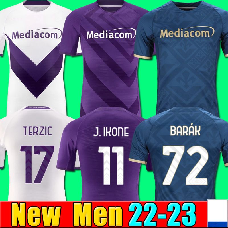 

RIBERY 22 23 Fiorentina soccer jerseys J. IKONE 2022 2023 CASTROVILLI ERICK Florence jersey ACF JOVIC A. CABRAL Milenkovic C.Kouame men kids kit sets football shirts 222, Gold