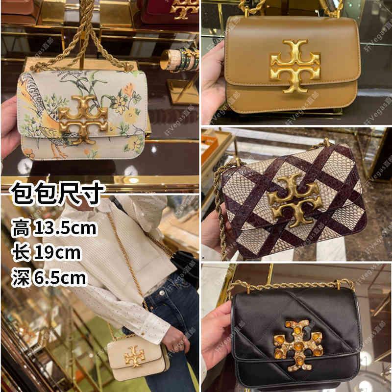 

bags American Women Direct Mail Tb Counter New Eleanor Small Large Messenger s s One Shoulder Chain Bag Tories Burchs UpZ, Dark green