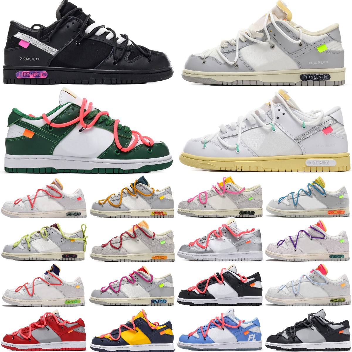 

Designer Running Shoe Sports Sneakers DUNKSb Triple Black University Red Gold Pine Green Off Sb For Men Women Low White x Dunks Lot 01 09 49 50 the 50 trainers outdoor, Please contact us for more colors