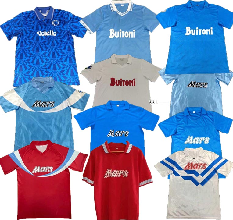 

1986 1987 1988 1999 Napoli Retro Soccer Jerseys 87 88 91 93 Coppa Italia Maradona Calcio Classic Vintage Football shirts, Yellow