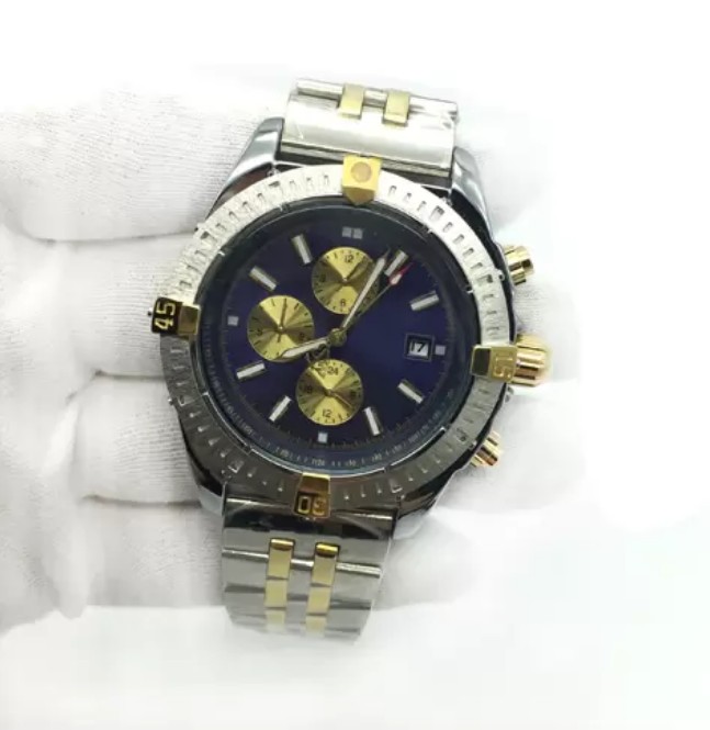 

Mens Watch 1884 Blue Dial Automatic Mechanical Two Tone Stainless Steel Classic Men Watches Male Wristwatches, Tool