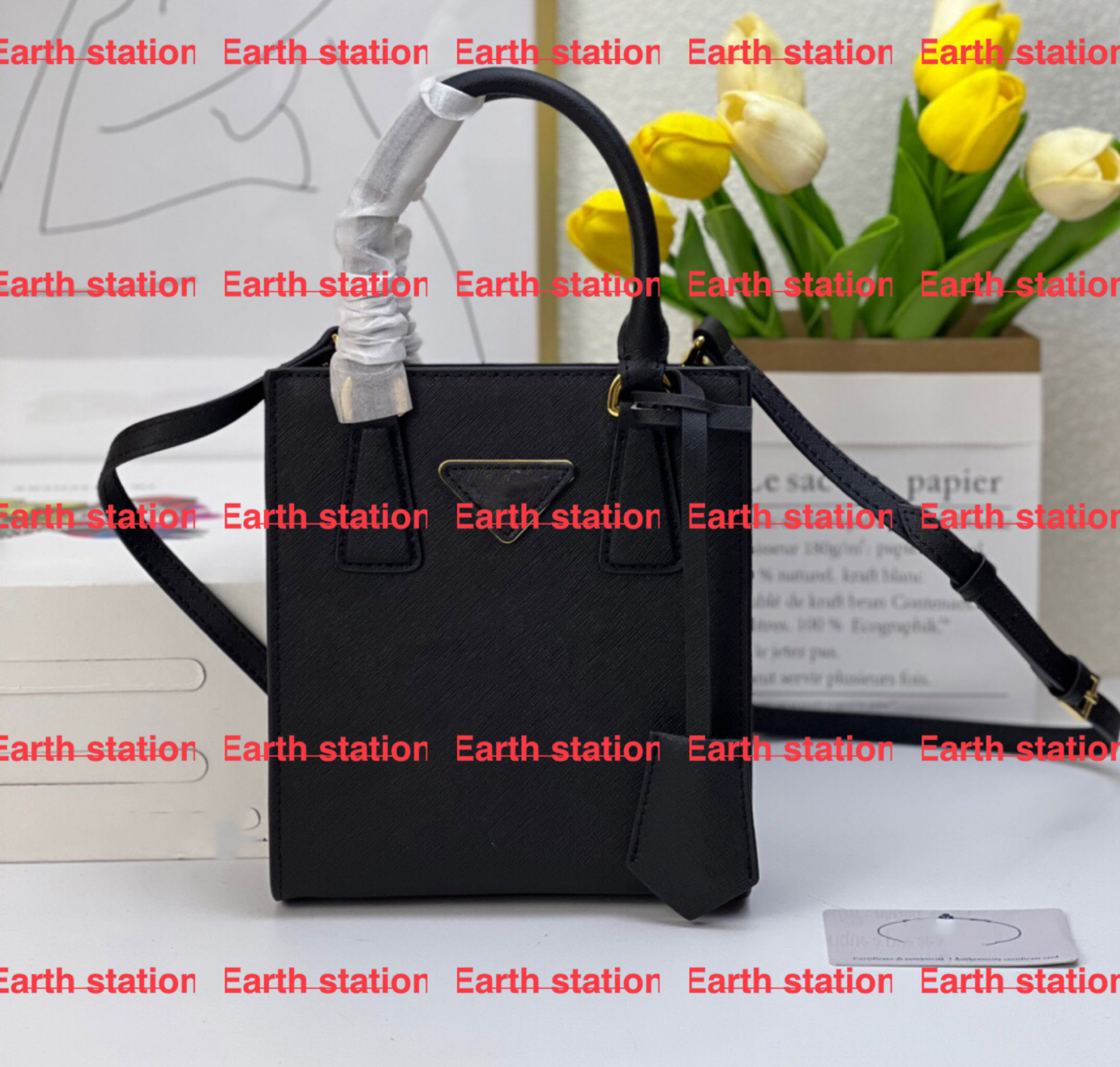 

Designer Bucket Bags Big Brand Luxury Retro Solid Color Leather Women's New Handbags Fashion Multifunctional Diagonal Shoulder Bags, Black