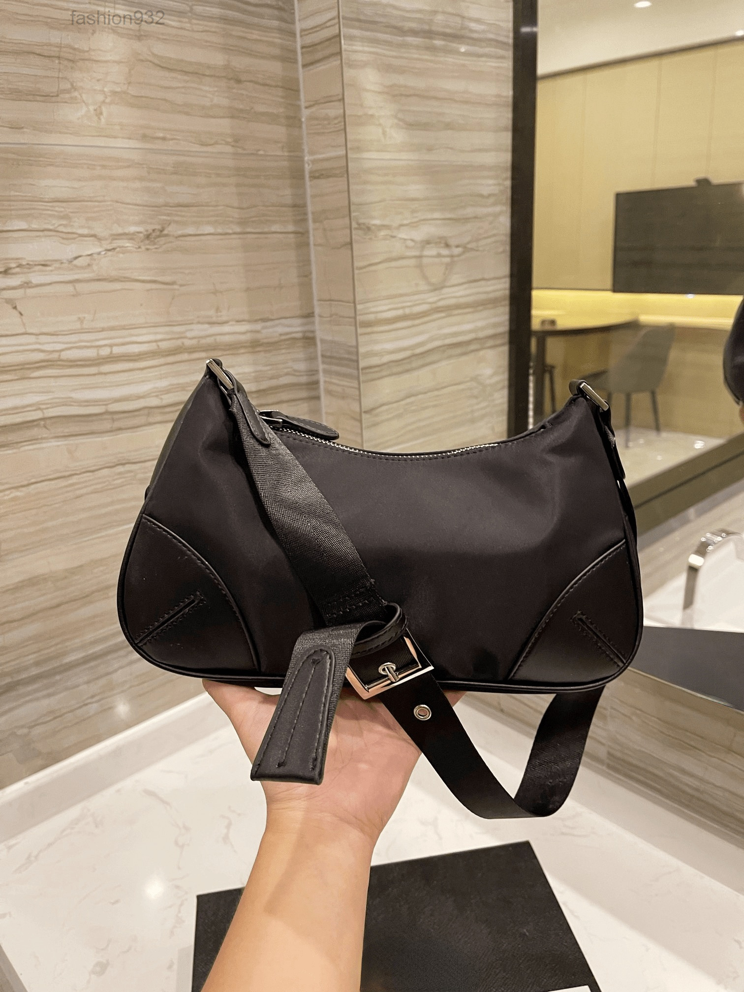 

Evening Bags Bags Shoulder Women Underarm Large-capacity Messenger Trendy Design Handbag Simple Casual Crossbody Shopping Lady Wallets 1030, Black