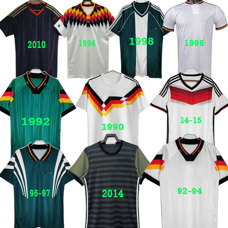 

GERMAN 2014 Retro KLINSMANN Soccer Jerseys BALLACK Matthias 1998 KALKBRENNER Classic Football shirts 1996 2004 KLOSE Vintage M ller 1994 1988 1990, 92-94