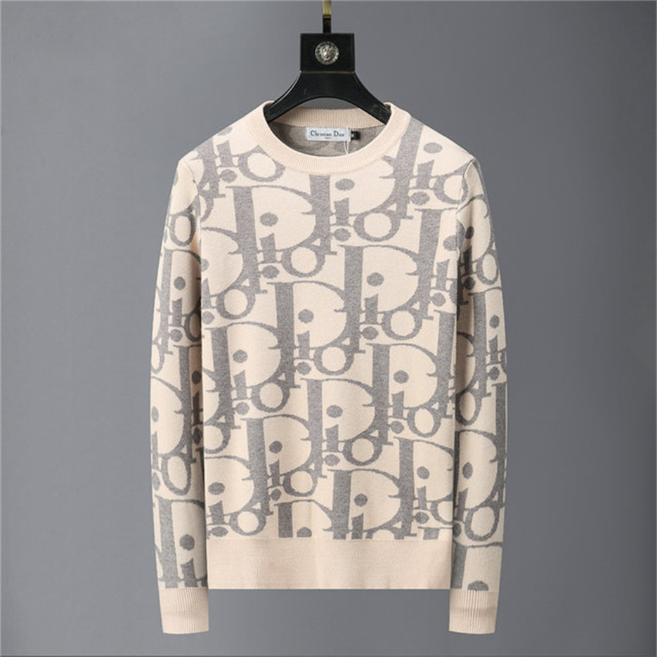 Europe women and mens designer sweaters retro classic luxury sweatshirt men Arm letter embroidery Round neck comfortable high-quality jumper#MM6