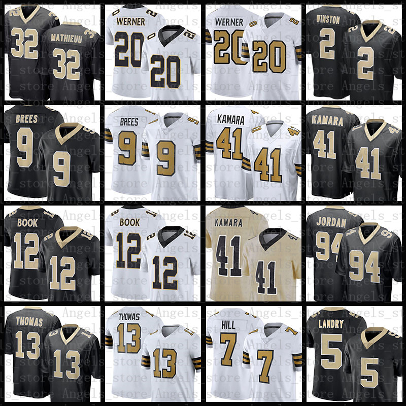 

Football Jersey Marshon Lattimore Alvin Kamara Tyrann Mathieu Jameis Winston Jarvis Landry Michael Thomas Taysom Hill Demario Davis Payton Turner Chris Olave, Youth(size:s-xl)st