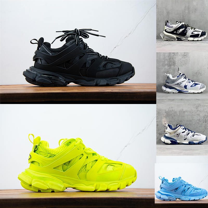 

Track Runners Sports Shoes For Mens Womens Tracks 3 Field Sneakers Plate-forme Thick Chunky Bottom Triple Black White Beige Flats Designer Trainers 2022, 34