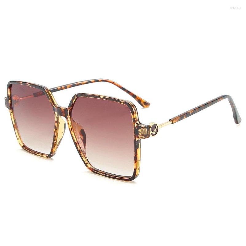

Sunglasses Luxury F Brand Square Men Vintage Big Frame Women High Quality Mirror Sun Glasses