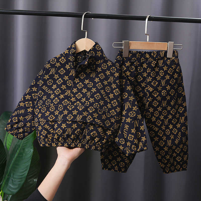 

Designer Children 4 Baby Boy Clothes 5 Years Toddler Boutique Outfits Fashion Print Splicing Coats and Pants Kids Bebes Jogging Suits Tracksuits ruixin u1, Red