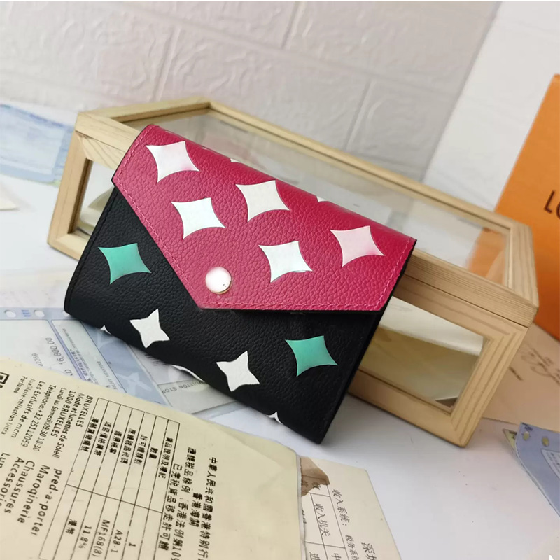 

womens Bags Designer Women Bag Short Wallets purses Messenger Contrasting Colors Handbag clutch Ladies Travel Wallet Coin Purse